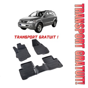 Kia Sorento I 2002-2009 Set 4 covorase auto din cauciuc tip tavita premium line 3D - Transport Gratuit!