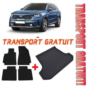 Kia Sorento IV Suv din 10.2020 - Prezent, Set Covorase + tavita portbagaj auto 5 Locuri *1