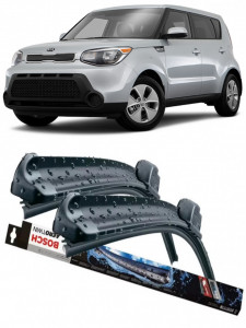 Kia Soul Set 2 stergatoare parbriz Bosch Bosch Aerotwin compatibile cu Kia Soul 2014-2018 (60 cm / 47.5 cm) accesorii pentru autoturismul tau - masina v119379