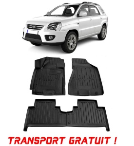 Kia Sportage (Je) (2004-2010) Set covorase auto cauciuc G.Modern Line 3D transport gratuit accesorii pentru autoturismul tau - masina v50319