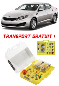 Kit trusa Set becuri H4 compatibila cu Kia Optima din 2010 - 2015 , bec far, semnalizare , pozitie, iluminare numar, frana, plafoniera, stop frana