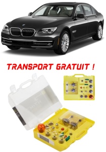 Kit trusa Set becuri H7 compatibila cu Bmw F04 din 2008 - 2015 , bec far, semnalizare , pozitie, iluminare numar, frana, plafoniera, stop frana