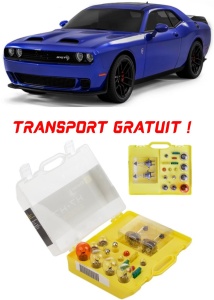 Kit trusa Set becuri H7 compatibila cu Dodge Challenger din 2008 - 2023 , bec far, semnalizare , pozitie, iluminare numar, frana, plafoniera, stop frana