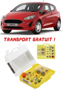 Kit trusa Set becuri H7 compatibila cu Ford Fiesta VII din 2017 - 2021 , bec far, semnalizare , pozitie, iluminare numar, frana, plafoniera, stop frana