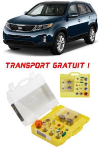 Kit trusa Set becuri H7 compatibila cu Kia Sorento din 2014 - 2020 , bec far, semnalizare , pozitie, iluminare numar, frana, plafoniera, stop frana