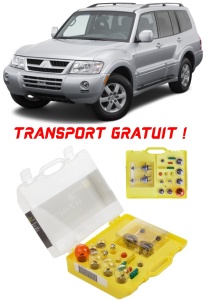 Kit trusa Set becuri H7 compatibila cu Mitsubishi Pajero din 2006 - 2022 , bec far, semnalizare , pozitie, iluminare numar, frana, plafoniera, stop frana