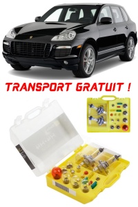 Kit trusa Set becuri H7 compatibila cu Porsche Cayenne din 2002 - 2010 , bec far, semnalizare , pozitie, iluminare numar, frana, plafoniera, stop frana