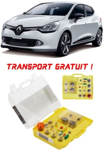 Kit trusa Set becuri H7 compatibila cu Renault Clio din 2012 - 2019 , bec far, semnalizare , pozitie, iluminare numar, frana, plafoniera, stop frana