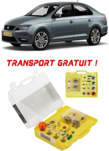 Kit trusa Set becuri H7 compatibila cu Seat Toledo din 2012 - 2019 , bec far, semnalizare , pozitie, iluminare numar, frana, plafoniera, stop frana
