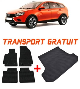 Lada Vesta Combi din 2015 - Prezent *1, Set Covorase + tavita portbagaj auto accesorii pentru autoturismul tau - masina v868