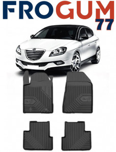 Lancia Delta III Din 2008 - 12.2014, Hatchback , Set Covorase Auto Tip Tavita Premium 3D, din cauciuc accesorii pentru autoturismul tau - masina v169267