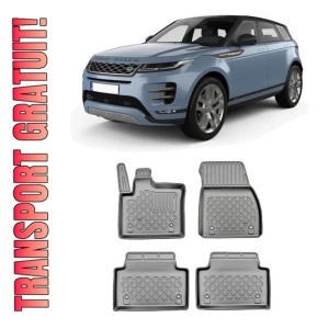 Land Rover Range Rover Evoque II, Suv, Din 04.2019 - Prezent , Set Covorase Auto Tip Tavita Premium 3D, din cauciuc