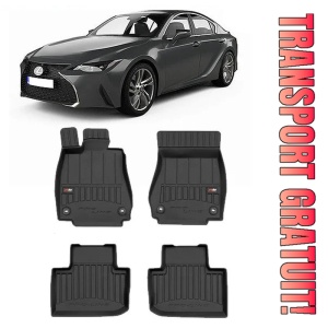 Lexus Is III, Sedan, Din 06.2013 - Prezent , Set Covorase Auto Tip Tavita Premium 3D, din cauciuc