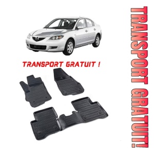 Mazda 3 I 2003-2009 Set 4 covorase auto din cauciuc tip tavita premium line 3D - Transport Gratuit!