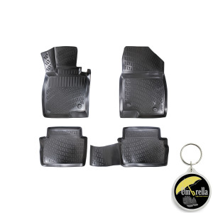 Mazda 3 III 2013-2018 Set 4 covorase auto din cauciuc tip tavita premium line 3D accesorii pentru autoturismul tau - masina v241975