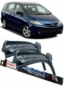 Mazda 5 Set 2 stergatoare parbriz Bosch Bosch Aerotwin compatibile cu Mazda 5 2005-2010 (65 cm / 40 cm) accesorii pentru autoturismul tau - masina v130195