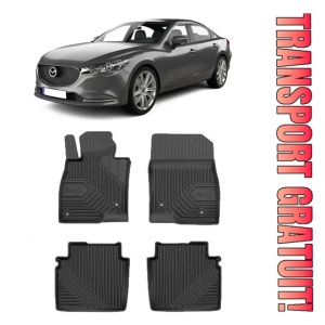 Mazda 6 III Din 01.2013 - Prezent, Sedan , Set Covorase Auto Tip Tavita Premium 3D, din cauciuc