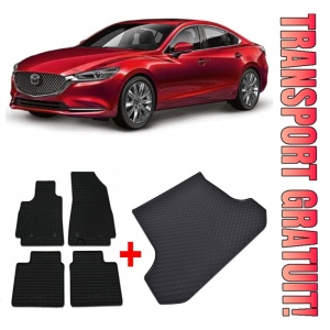 Mazda 6 Set Covorase + tavita portbagaj auto Mazda 6 III fabricatie 01.2013 - prezent, caroserie sedan