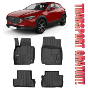 Mazda CX-30 Din 08.2019 - Prezent, Suv , Set Covorase Auto Tip Tavita Premium 3D, din cauciuc