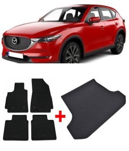 Mazda CX-30 Set Covorase + tavita portbagaj auto Mazda CX-30 fabricatie 08.2019 - prezent, caroserie suv, cu sistem Smart Cargo - Img 2