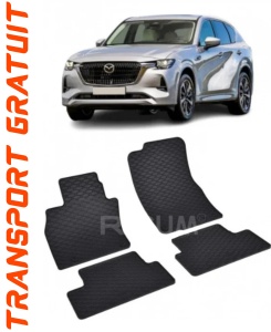 Mazda CX-60 PhEV fabricat din 08.2022 - Prezent, Suv, set covorase auto dedicate, din cauciuc 100% Premium accesorii pentru autoturismul tau - masina v149726
