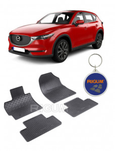 Mazda CX-7, Suv, fabricat din 07.2007 - 08.2012, Benzina, set covorase auto dedicate, din cauciuc 100% Premium accesorii pentru autoturismul tau - masina v158853