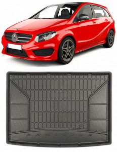 Mercedes B W246 MinIVan din 10.2011 - 2018 (Portbagaj Mai Jos) *1, Tavita Pentru Portbagaj Lux Premium Dedicata, accesorii pentru autoturismul tau - masina v190295