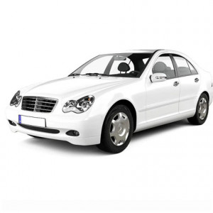Mercedes C-Class W203 Din 2001 - 03.2007, Sedan , Set Covorase Auto Tip Tavita Premium 3D, din cauciuc accesorii pentru autoturismul tau - masina v168411
