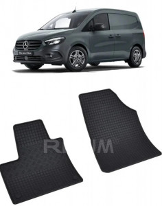 Mercedes Citan 2M fabricat din 2022 - Prezent, Van, set covorase auto dedicate, din cauciuc 100% Premium accesorii pentru autoturismul tau - masina v150992