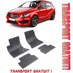 Mercedes Clasa B (W246) fabricat din 11.2011 - Prezent (Rigum), set covorase auto dedicate, din cauciuc 100% Premium - Transport Gratuit