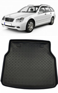 Mercedes clasa C W203 Combi din 2001 - 11.2007 *2, Tavita Pentru Portbagaj Lux Premium Dedicata, accesorii pentru autoturismul tau - masina v202589