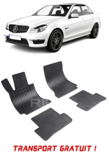 Mercedes Clasa C W204, Sedan, fabricat din 04.2007 - 02.2014, set covorase auto dedicate, din cauciuc 100% Premium - Transport Gratuit accesorii pentru autoturismul tau - masina v38891