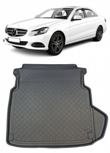 Mercedes clasa E W211 Sedan din 2002 - 02.2009, Tavita Pentru Portbagaj Lux Premium Dedicata, Fara Airmatic / 4Matic *2 accesorii pentru autoturismul tau - masina v199146
