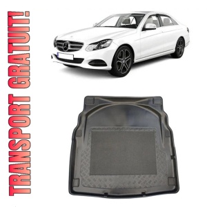 Mercedes clasa E W212 Sedan din 03.2009 - 03.2016, Tavita Pentru Portbagaj Lux Premium Dedicata, Cu Elemente din Plastic Fara Ureche *1