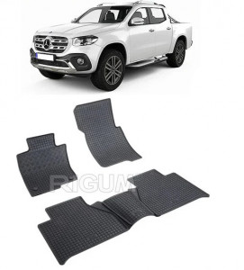 Mercedes Clasa X, Pick-Up, fabricat din 01.2016 - Prezent, set covorase auto dedicate, din cauciuc 100% Premium accesorii pentru autoturismul tau - masina v160456