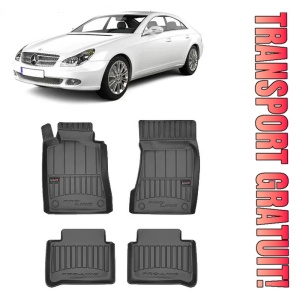 Mercedes Cls W219, Coupe, Din 06.2004 - 10.2010 , Set Covorase Auto Tip Tavita Premium 3D, din cauciuc