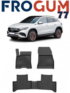 Mercedes Eqa Din 03.2021 - Prezent, Suv , Set Covorase Auto Tip Tavita Premium 3D, din cauciuc accesorii pentru autoturismul tau - masina v166150