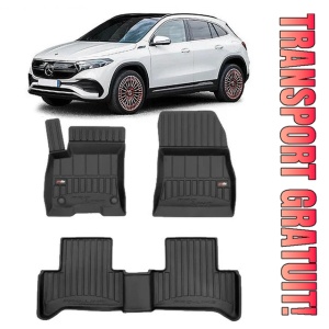 Mercedes Eqa Din 03.2021 - Prezent, Suv , Set Covorase Auto Tip Tavita Premium 3D, din cauciuc - Img 1