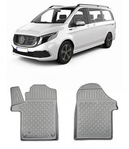 Mercedes Eqv, Din 10.2020 - Prezent, Van , Set Covorase Auto Tip Tavita Premium 3D, din cauciuc accesorii pentru autoturismul tau - masina v169463