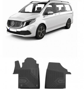 Mercedes Eqv Din 10.2020 - Prezent, Van , Set Covorase Auto Tip Tavita Premium 3D, din cauciuc accesorii pentru autoturismul tau - masina v165562