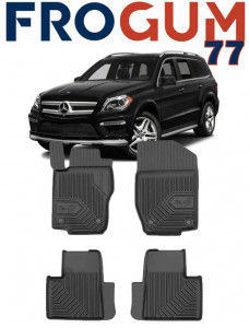 Mercedes Gl I X164 Din 02.2006 - 10.2012, Suv , Set Covorase Auto Tip Tavita Premium 3D, din cauciuc accesorii pentru autoturismul tau - masina v168736