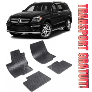 Mercedes Gl II X166, Suv, fabricat din 11.2012 - 2015, set covorase auto dedicate, din cauciuc 100% Premium