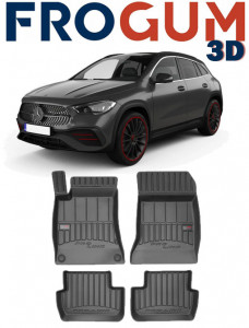 Mercedes Gla X156, Suv, Din 03.2014 - 11.2019 , Set Covorase Auto Tip Tavita Premium 3D, din cauciuc accesorii pentru autoturismul tau - masina v172821