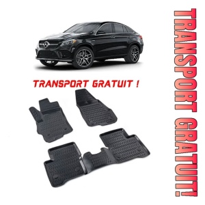 Mercedes GLE-Class (M-Class) W164 II 2006-2011 Set 5 covorase auto din cauciuc tip tavita premium line 3D - Transport Gratuit!