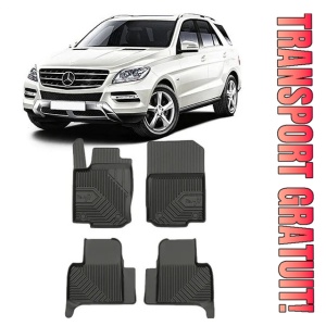 Mercedes ML W166 Din 11.2011 - 05.2015, Suv , Set Covorase Auto Tip Tavita Premium 3D, din cauciuc