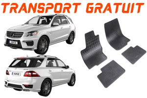 Mercedes ML W166, Suv, fabricat din 11.2011 - 05.2015, set covorase auto dedicate, din cauciuc 100% Premium accesorii pentru autoturismul tau - masina v154285