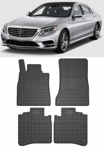 Mercedes S-Class Clasa S W222, Din 07.2013 - 11.2020, Sedan , Set Covorase Auto Premium accesorii pentru autoturismul tau - masina v153222