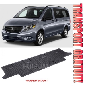 Mercedes Vito set covorase auto dedicate, din cauciuc dedicate Mercedes Vito W447 fabricatie 10.2014 - prezent, caroserie van, rand 3 - Transport Gratuit