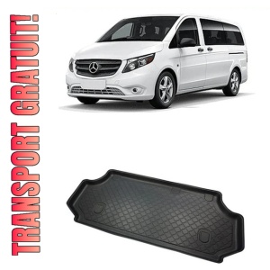 Mercedes Vito W447 Van din 10.2014 - Prezent, Tavita Pentru Portbagaj Lux Premium Dedicata, Base Long Ampatament Lung In Spatele Randului 3 *1