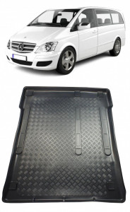 Mercedes Vito W639 Van din 08.2003 - 09.2014, Tavita Pentru Portbagaj Lux Premium Dedicata, Ampatament Lung In Spatele Randului 2 *1 accesorii pentru autoturismul tau - masina v203548